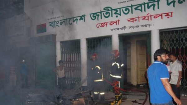 বগুড়ায় বিএনপির অফিস ভাঙচুর মামলায় একজন গ্রেফতার