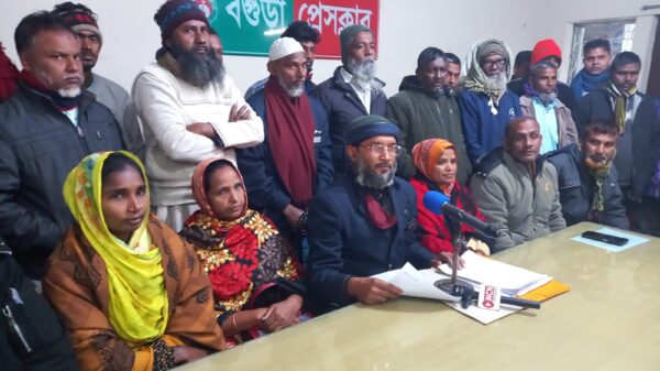 বগুড়ায় বালুয়া ইউনিয়নের প্যানেল চেয়ারম্যানের বিরুদ্ধে পাল্টা সংবাদ সম্মেলন