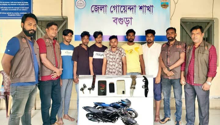 বগুড়ায় সাংবাদিকদের মারধরের ঘটনায় অস্ত্রসহ ৬ জন গ্রেফতার
