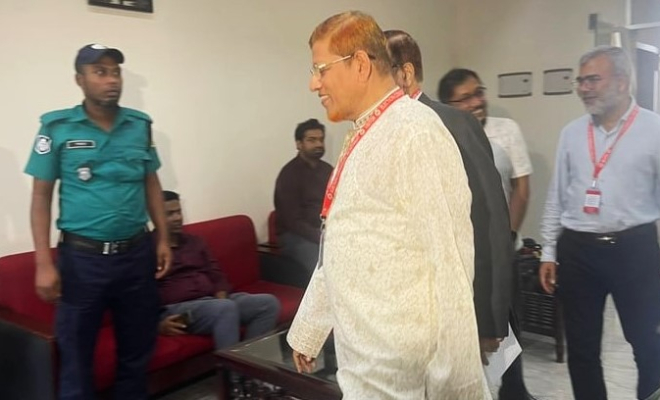 প্রধান নির্বাচন কমিশনারের সাথে জামায়াত প্রতিনিধি দলের বৈঠক