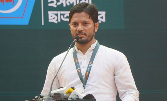আমরা কোথাও মিছিল করব না : শিবির সভাপতি