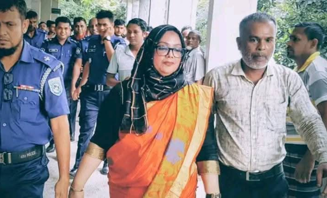কুড়িগ্রামের সাবেক ডিসি সুলতানা পারভীন কারাগারে