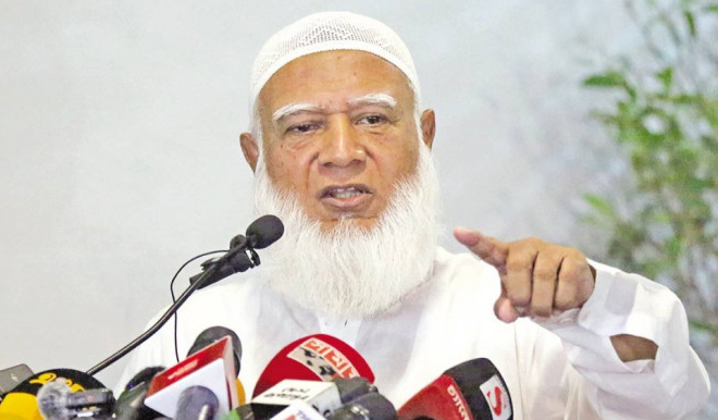 নিজের চিকিৎসা দেশে নেওয়াটাই প্রতিবাদ : জামায়াত আমির