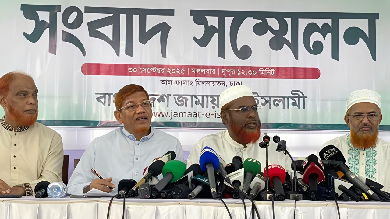 ৫ দফা দাবিতে নতুন কর্মসূচি ঘোষণা করল জামায়াত