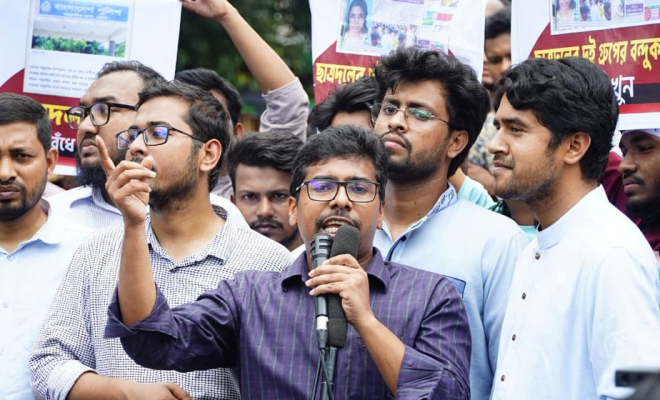 বিষোদগার না করে ছাত্রদের অধিকার নিয়ে কথা বলুন: শিবির সেক্রেটারি