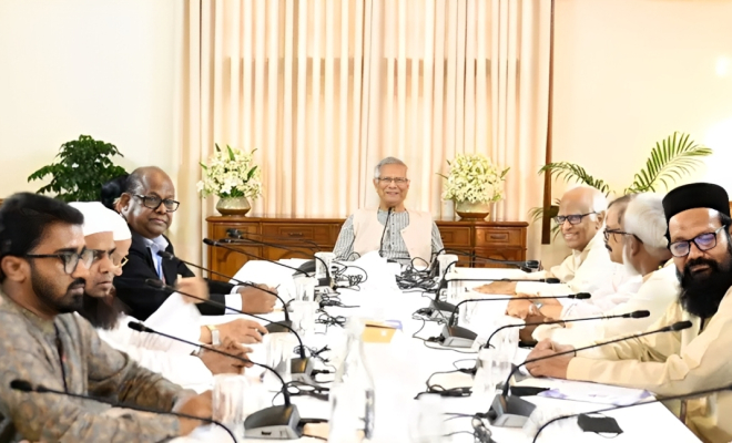 নির্বাচনে বাধা আসবে,সতর্ক থাকার আহ্বান প্রধান উপদেষ্টার