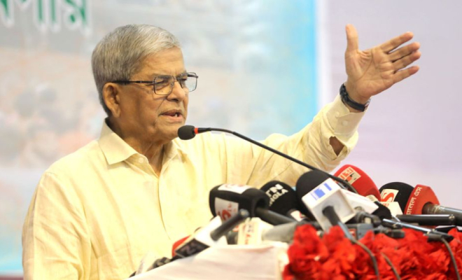দেশের নিম্নমানের শিক্ষা ব্যবস্থার জন্য রাজনীতিবিদরাই দায়ী : মির্জা ফখরুল - বাংলার ২৪ ঘণ্টা