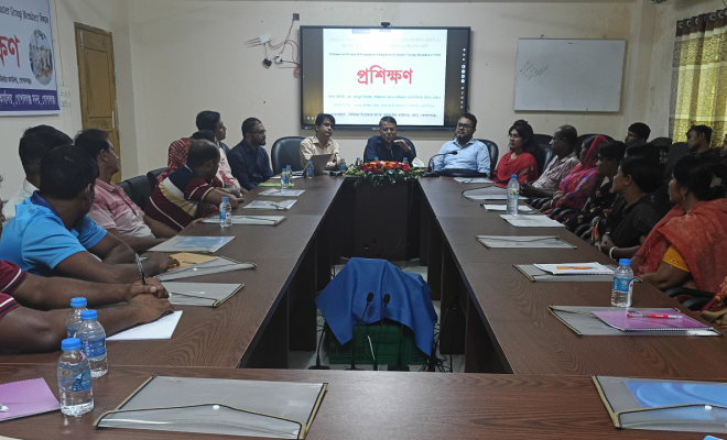 গোপালগঞ্জে ক্লাস্টারভিত্তিক চিংড়ি চাষে পাঁচ দিনব্যাপী প্রশিক্ষণ