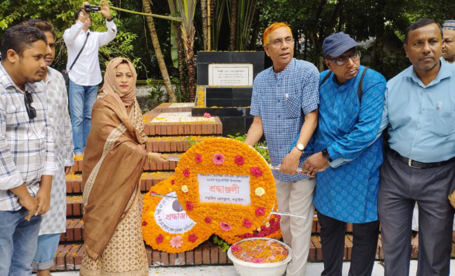 চিত্রশিল্পী এসএম সুলতানের ৩১তম মৃত্যুবার্ষিকীতে শ্রদ্ধাঞ্জলী জ্ঞাপন