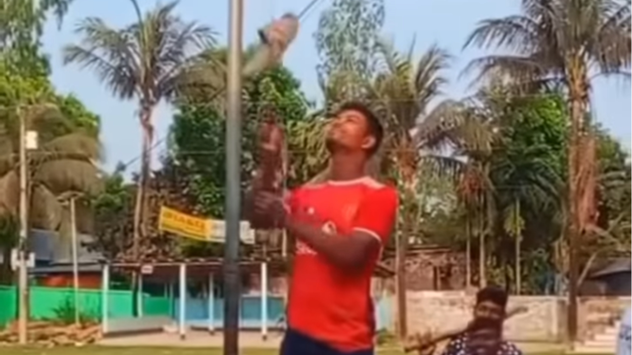 পতাকার দণ্ডে জুতা ওড়ানো: ভাইরাল ভিডিও, কলেজছাত্র আটক