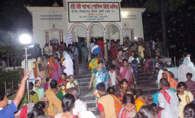 গোদাগাড়ীতে তিন দিনব্যাপী ঠাকুর নরোত্তম দাসের তিরোভাব তিথি মহোৎসব শেষ
