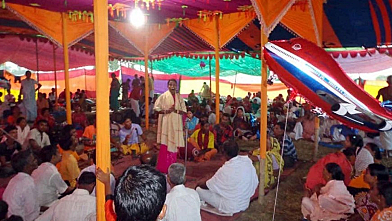 গোদাগাড়ীতে তিন দিনব্যাপী ঠাকুর নরোত্তম দাসের তিরোভাব তিথি মহোৎসব শেষ