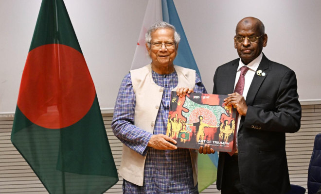 প্রধান উপদেষ্টার সঙ্গে জিবুতির প্রধানমন্ত্রী সাক্ষাৎ করেছেন