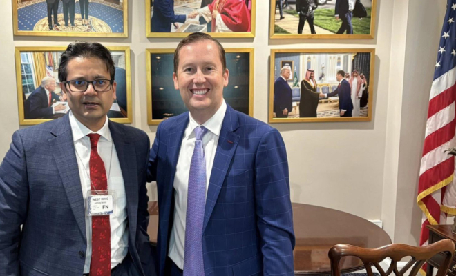 লুৎফি সিদ্দিকি ও মার্কিন রাষ্ট্রদূত সার্জিও গোরের উচ্চপর্যায়ের বৈঠক