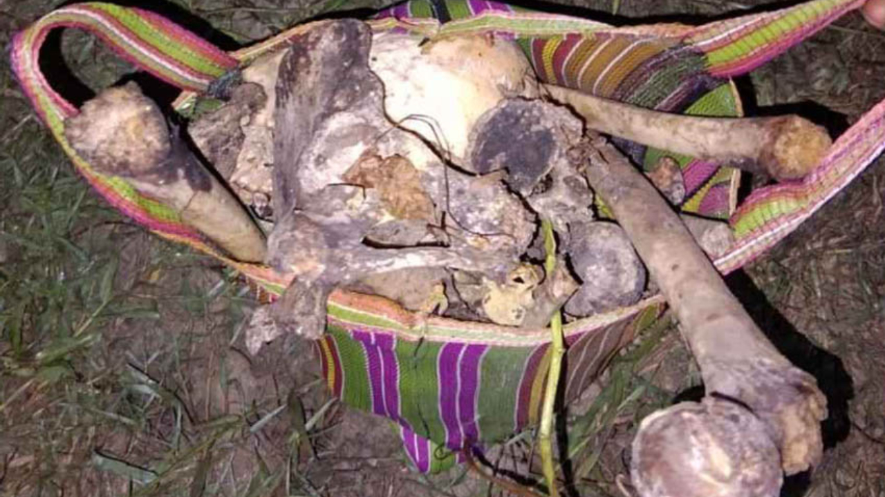লোহাগড়ায় খাল থেকে মানুষের কঙ্কাল উদ্ধার