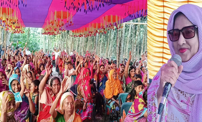 ঝিনাইদহ কালীগঞ্জ বিএনপির মহিলা দলের কর্মী সভা অনুষ্ঠিত