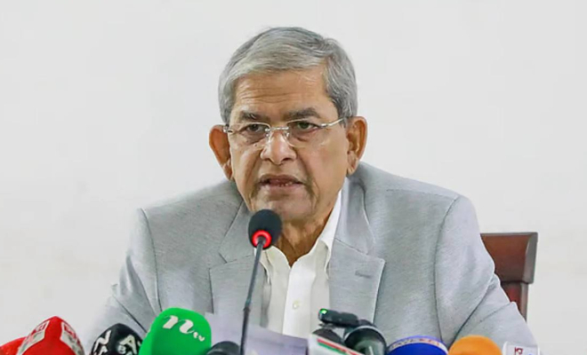 শিক্ষকদের দাবিতে রাজনৈতিক অঙ্গীকার পুনর্ব্যক্ত করলেন মির্জা ফখরুল