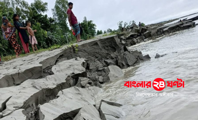 রৌমারী-রাজিবপুরে ভাঙ্গছে নদী, কাঁদছে হাজারো মানুষ