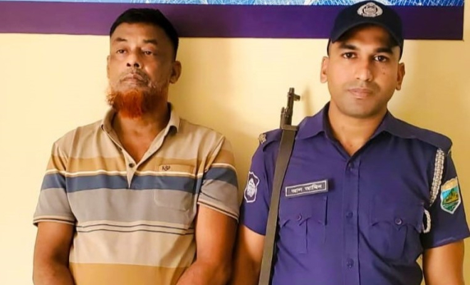 বগুড়ায় এক ডজন মামলার আসামি নীলু ৭ গ্রাম হেরোইনসহ গ্রেফতার
