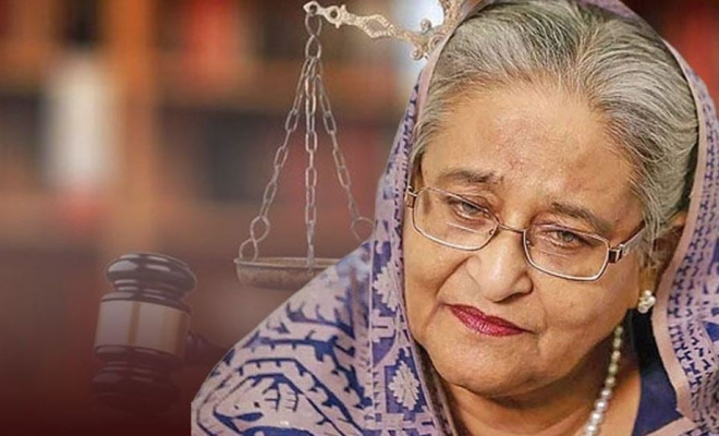 শেখ হাসিনার বিরুদ্ধে অভিযোগ ভিত্তিহীন: রাষ্ট্রনিযুক্ত আইনজীবী