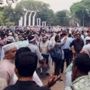 ‘মার্চ টু যমুনা’র জন্য শহীদ মিনারে জড়ো হচ্ছেন শিক্ষকরা